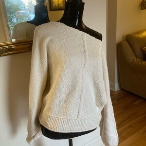 We The Free Off-Shoulder Cream Sweater